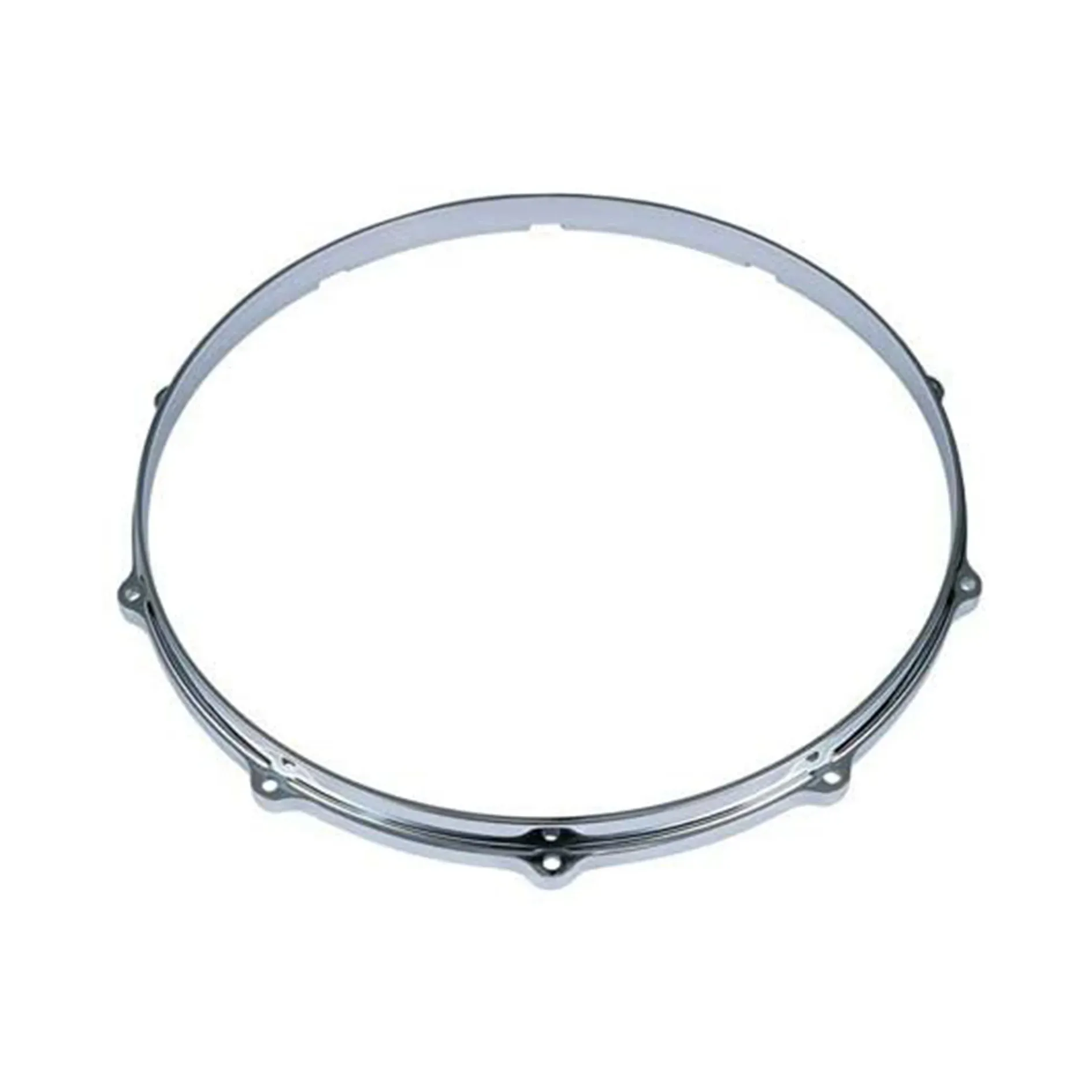 Tama Die Cast 10-Lug Snare Drum Hoop - 14 inch - Black Nickel - Batter Side — view 1