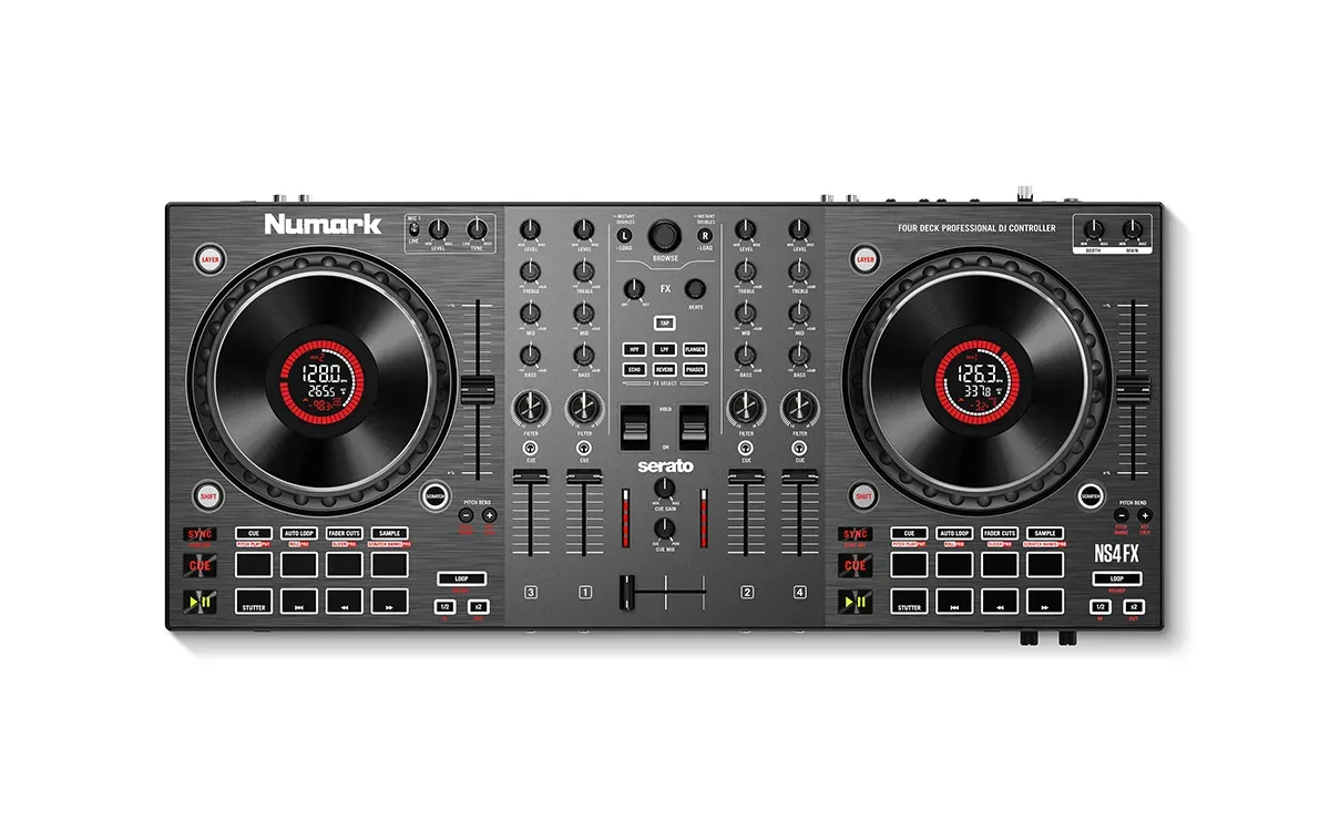 Numark NS4FX – 4-channel DJ Controller - Serato DJ Lite — view 2
