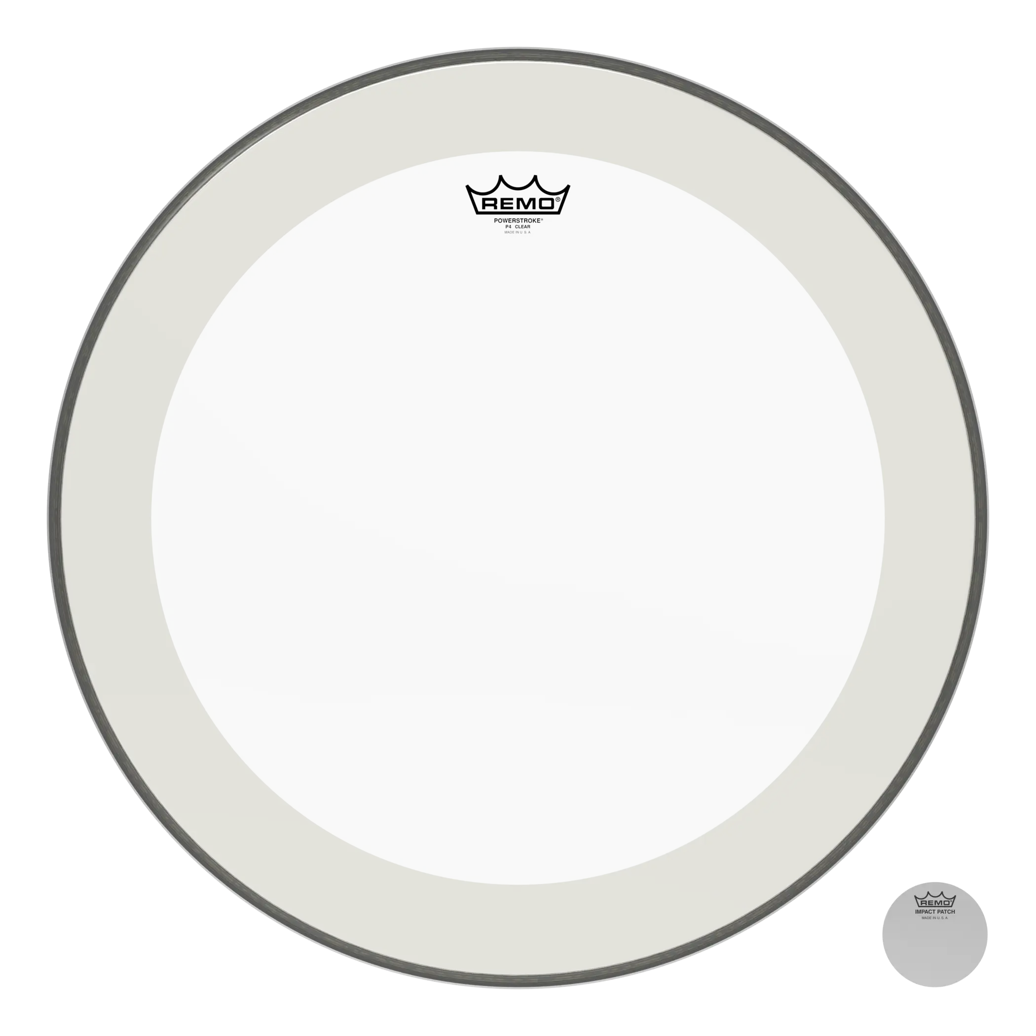 Remo Powerstroke P4 Clear Bass Drumhead 22 Inch