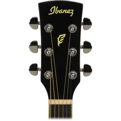 Ibanez PF15ECE PF Performance Series Acoustic/Electric Guitar - Black — view 5