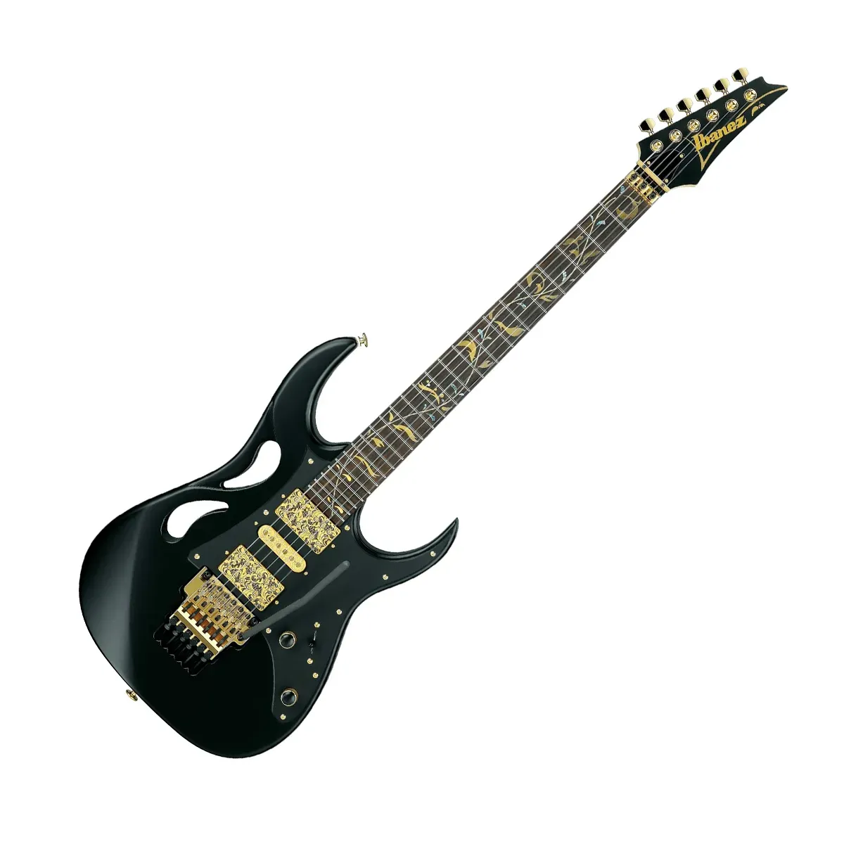 Ibanez Steve Vai Signature PIA3761 Electric Guitar - Onyx Black — view 2