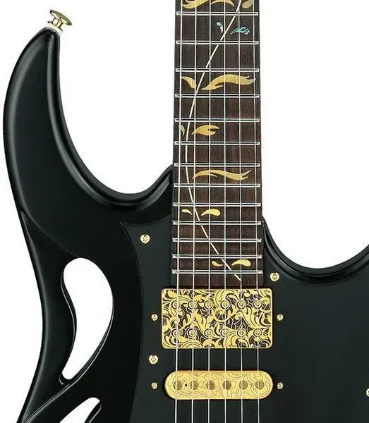 Ibanez Steve Vai Signature PIA3761 Electric Guitar - Onyx Black — view 4
