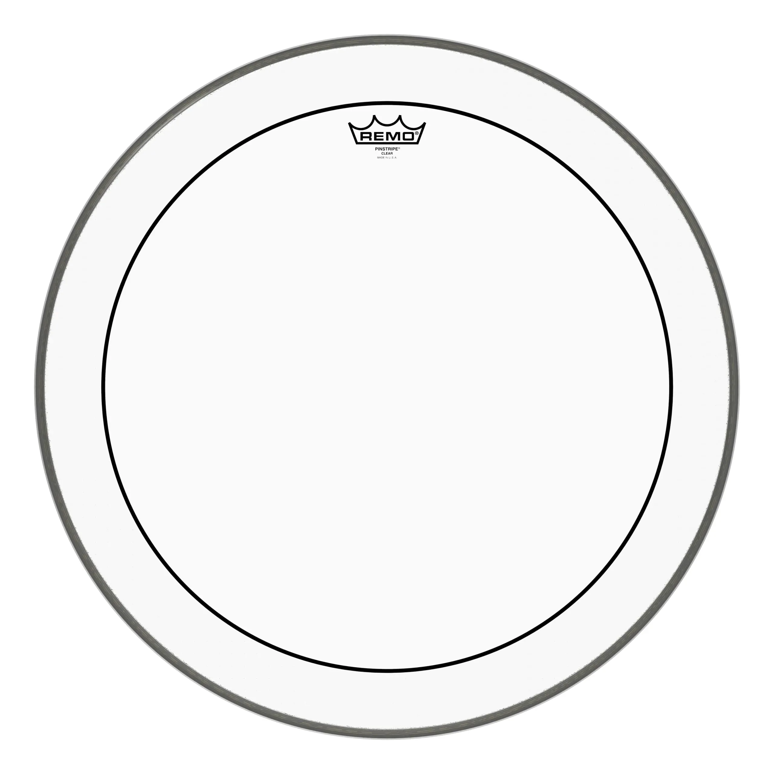 Remo Pinstripe Clear Bass Drumhead - 22 inch — view 1