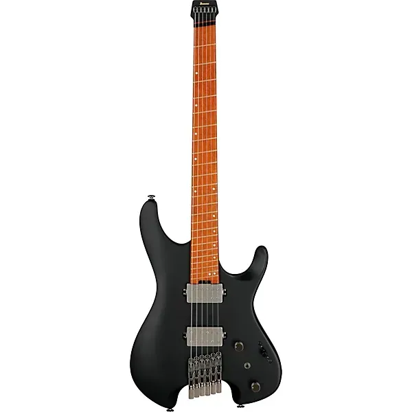 Ibanez QX52 Headless 6-String Electric Guitar - Black Flat — view 4