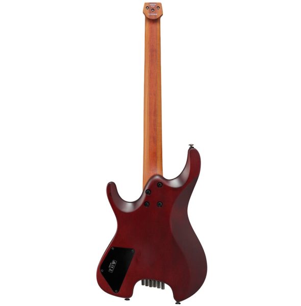 Ibanez QX54QM Headless Electric Guitar – Blue Sphere Burst Flat — view 4