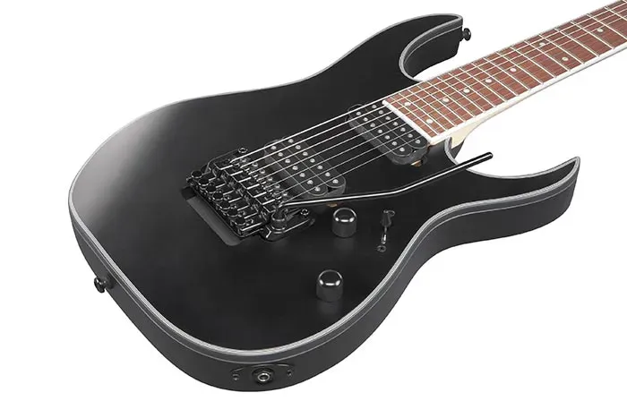 Ibanez RG7320EX-BKF 7-String Electric Guitar - Black Flat — view 3
