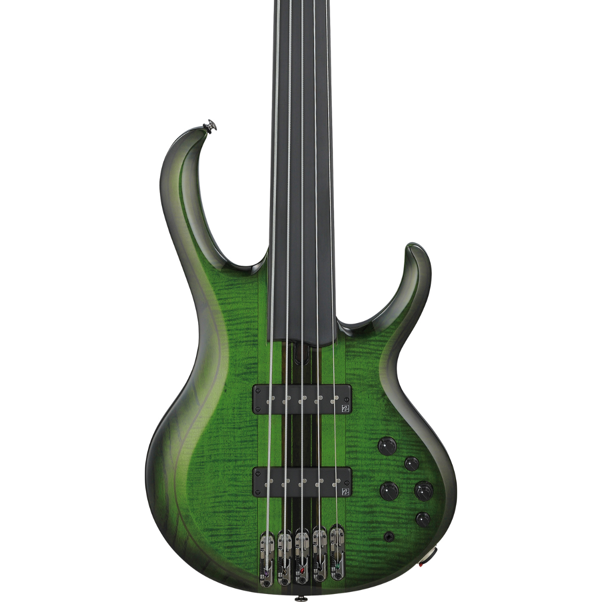 Ibanez Steve Di Giorgio SDGB1 Signature 5-string Fretless Bass Guitar – Dark Moss Burst