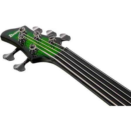 Ibanez Steve Di Giorgio SDGB1 Signature 5-string Fretless Bass Guitar – Dark Moss Burst — view 6