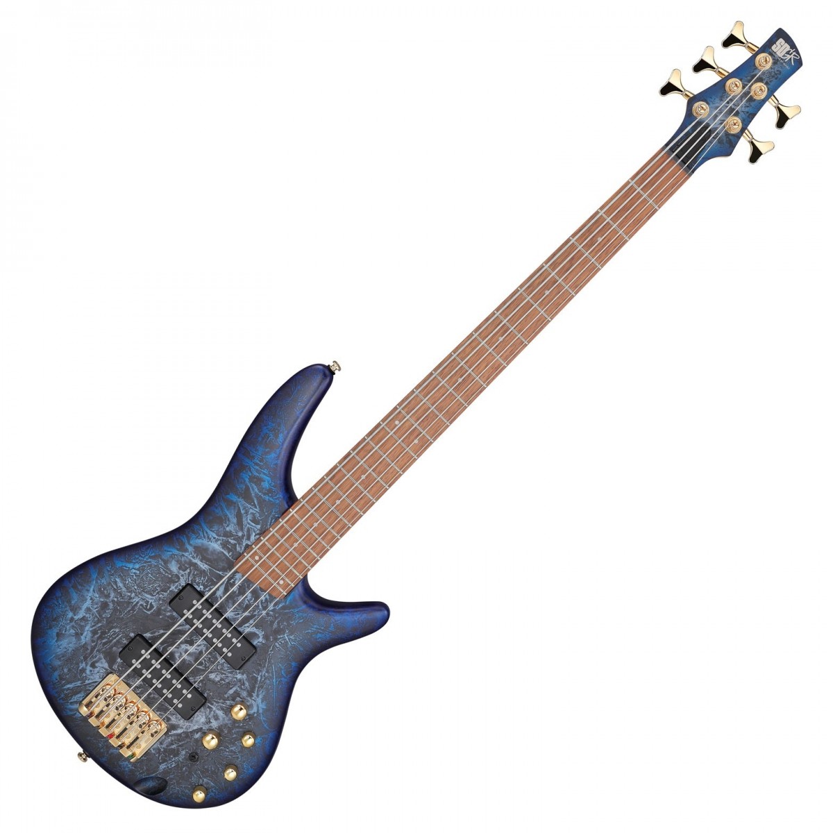 Ibanez SR305EDX-CZM 5-String Bass Guitar – Cosmic Blue Frozen Matte — view 2