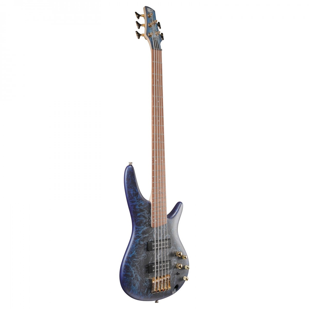 Ibanez SR305EDX-CZM 5-String Bass Guitar – Cosmic Blue Frozen Matte — view 3
