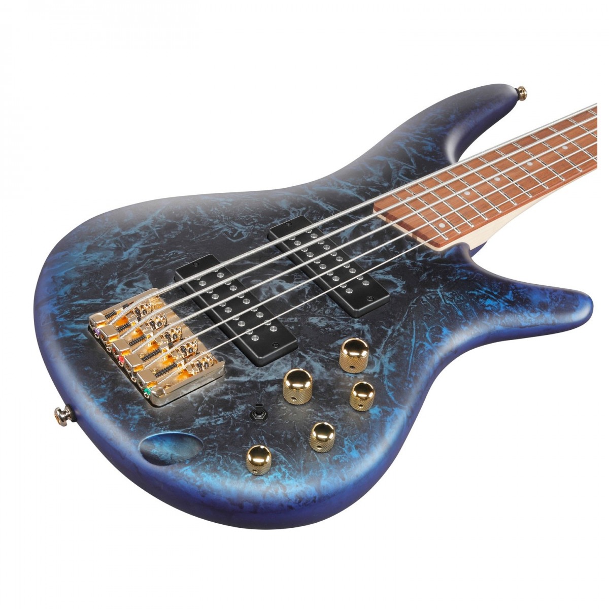 Ibanez SR305EDX-CZM 5-String Bass Guitar – Cosmic Blue Frozen Matte — view 4
