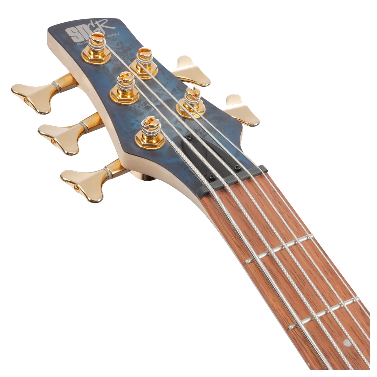 Ibanez SR305EDX-CZM 5-String Bass Guitar – Cosmic Blue Frozen Matte — view 6