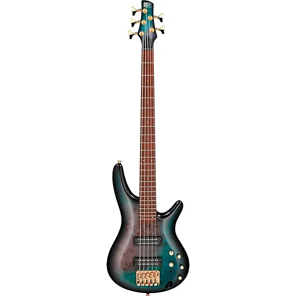 Ibanez SR405EPBDX 5-string Bass Guitar - Tropical Seafloor Burst — view 4