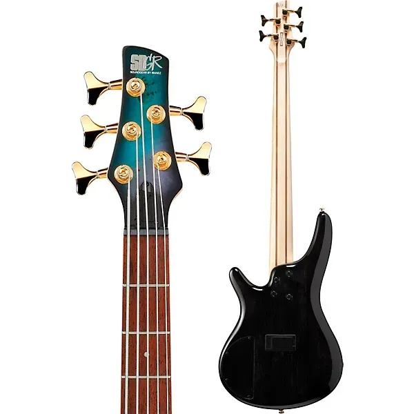 Ibanez SR405EPBDX 5-string Bass Guitar - Tropical Seafloor Burst — view 7