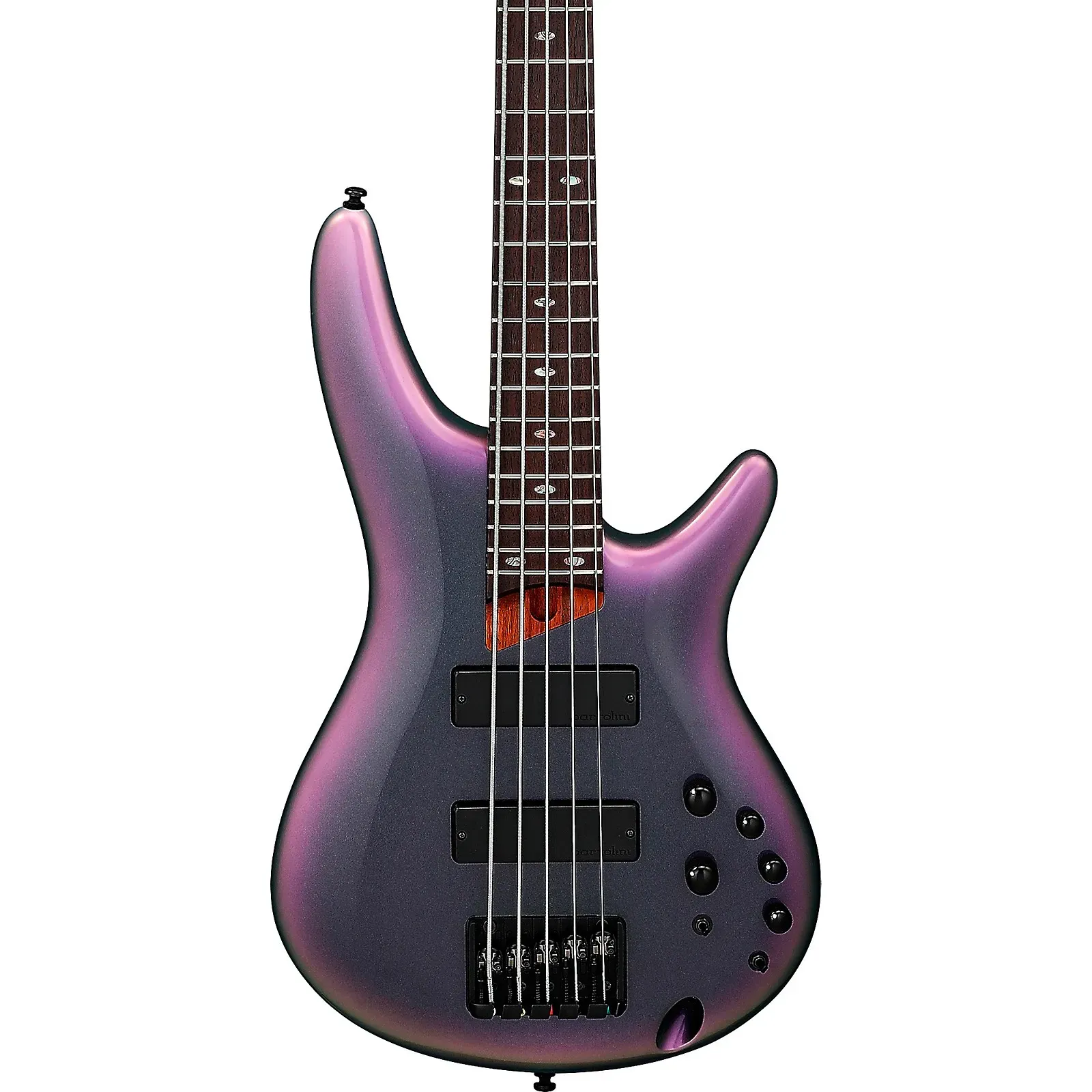 Ibanez SR505E 5 String Bass Guitar - Black Aurora Burst — view 1