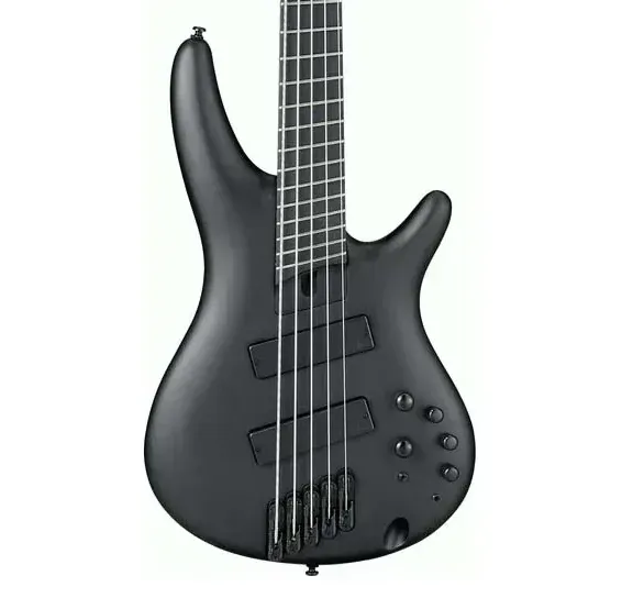 Ibanez Iron Label SRMS625EX 5 String Bass Guitar - Black Flat