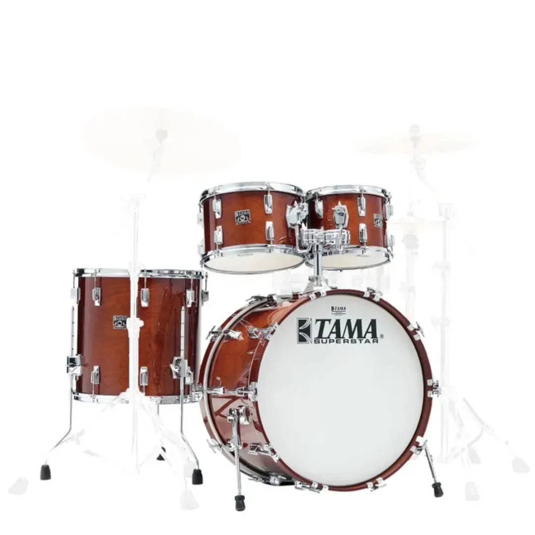 Tama 50th Anniversary Superstar SU42RS-SMH Shell Kit 4 Piece - Super Mahogany