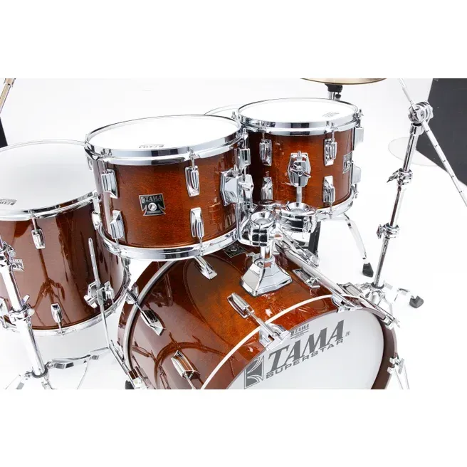 Tama 50th Anniversary Superstar SU42RS-SMH Shell Kit 4 Piece - Super Mahogany — view 4