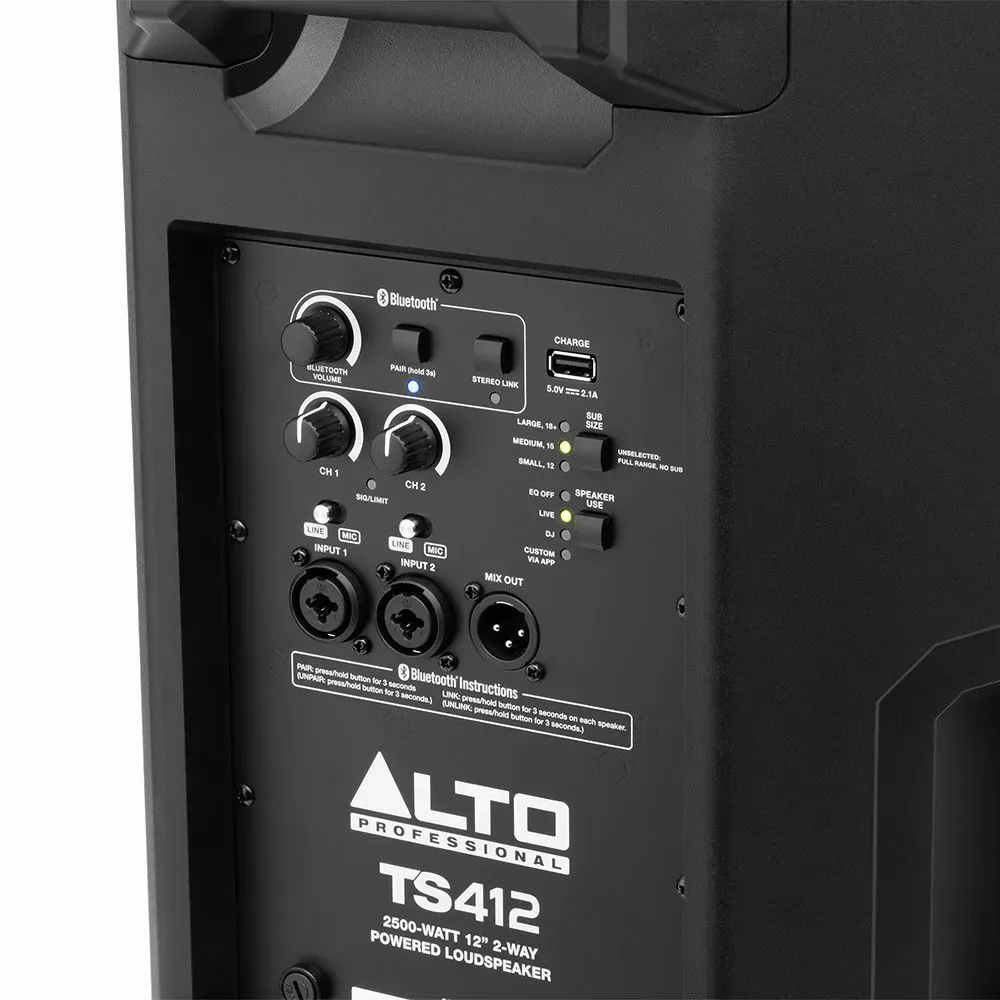 Alto TrueSonic TS412 - 12-Inch Powered Bluetooth Speaker — view 6
