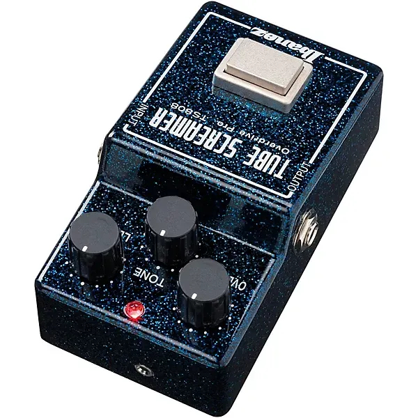 Ibanez TS80845TH 45th Anniversary Tube Screamer Effects Pedal Blue Sparkle — view 2