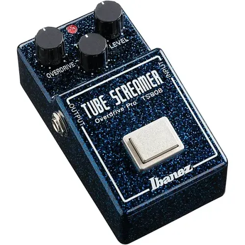 Ibanez TS80845TH 45th Anniversary Tube Screamer Effects Pedal Blue Sparkle — view 4