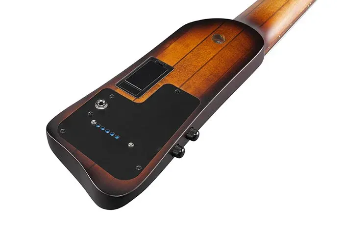 Ibanez UB805 5-string Electric Upright Bass - Mahogany Oil Burst — view 4