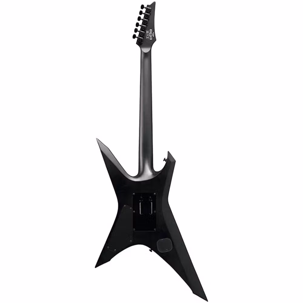 Ibanez Iron Label Xiphos Electric Guitar – Black Flat — view 3
