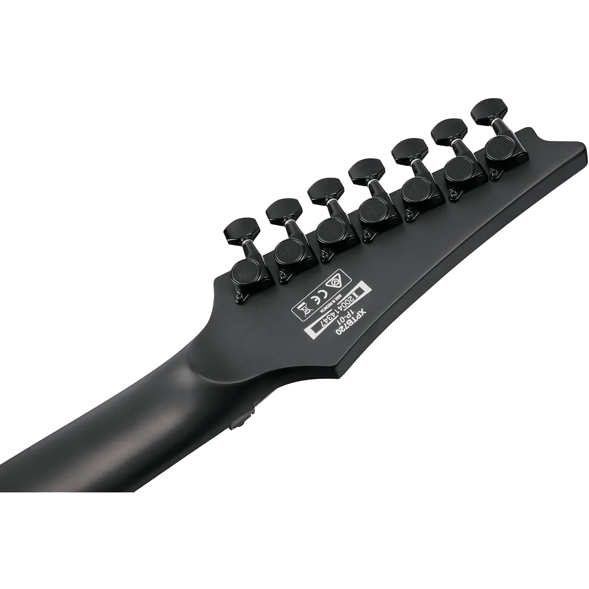 Ibanez Iron Label Xiphos Electric Guitar – Black Flat — view 5