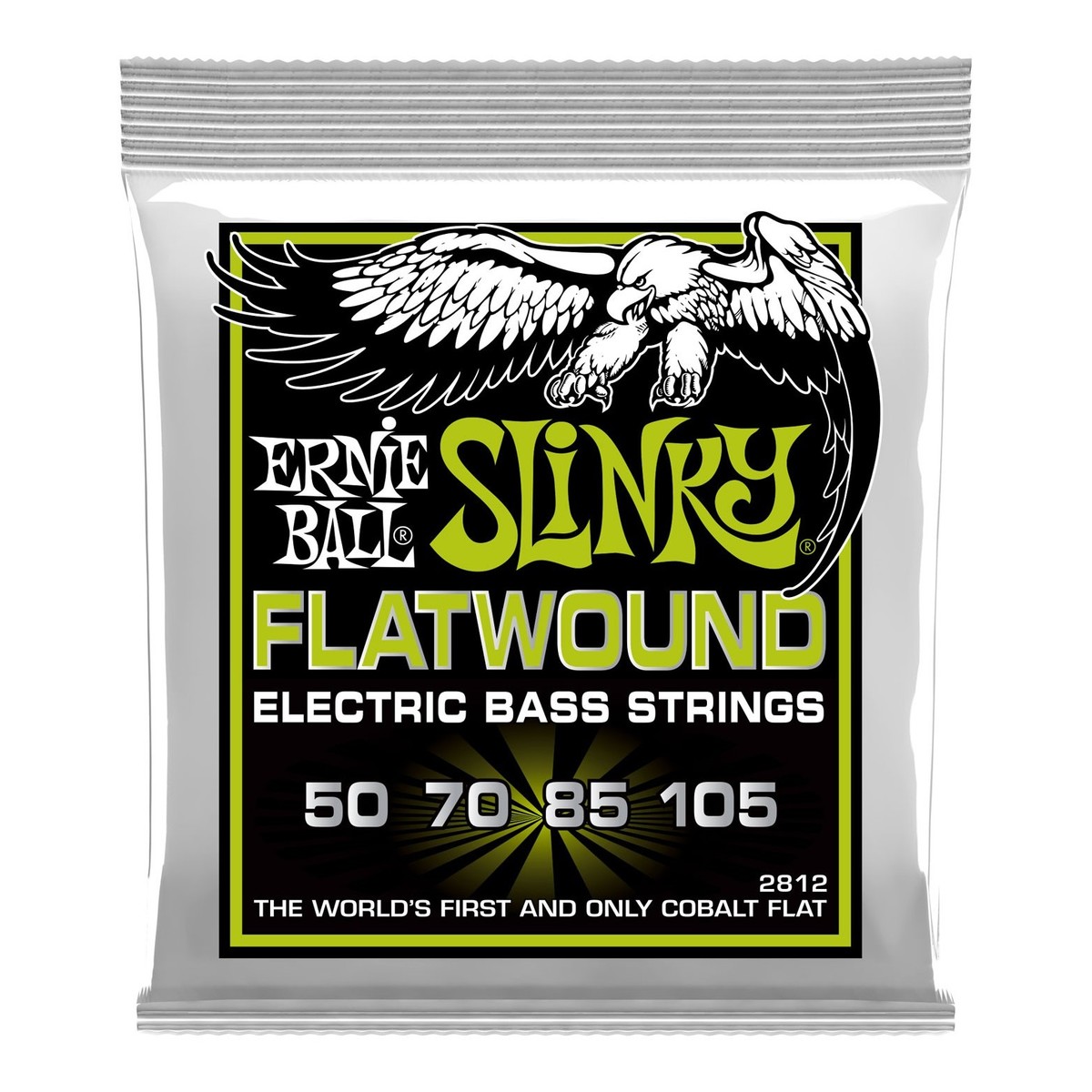 Ernie Ball Regular Slinky Flatwound Bass Set – 50-105