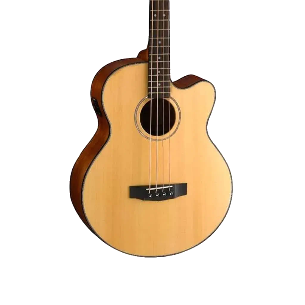 Cort AB850F Acoustic 4-String Bass Guitar – Natural