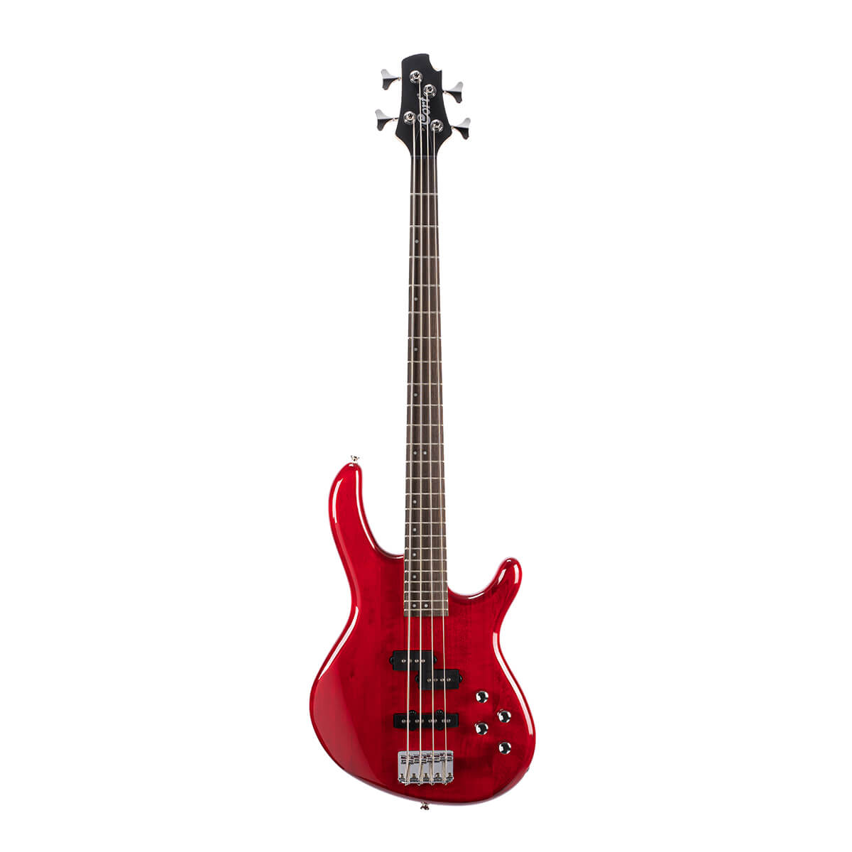 Cort Action Plus 4-String Bass Guitar – Trans Red — view 2