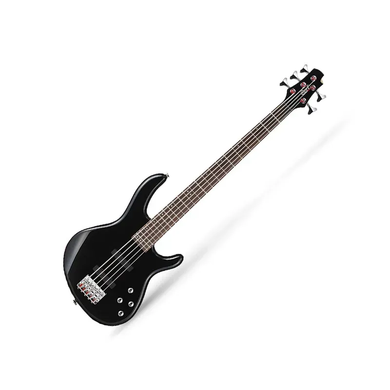 Cort Action Bass V Plus 5 String Bass Guitar - Black — view 2