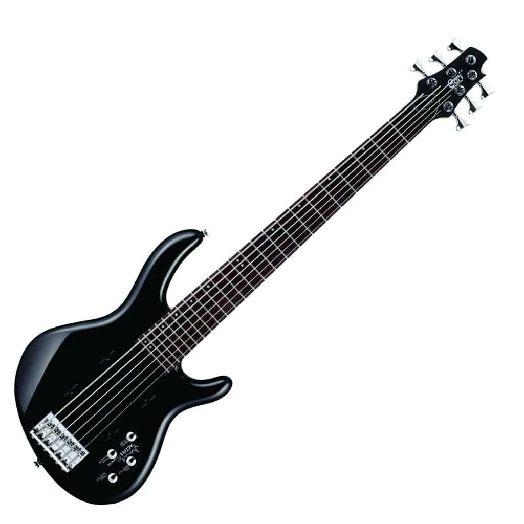 Cort Action Bass VI Plus 6-String Bass Guitar – Black — view 2
