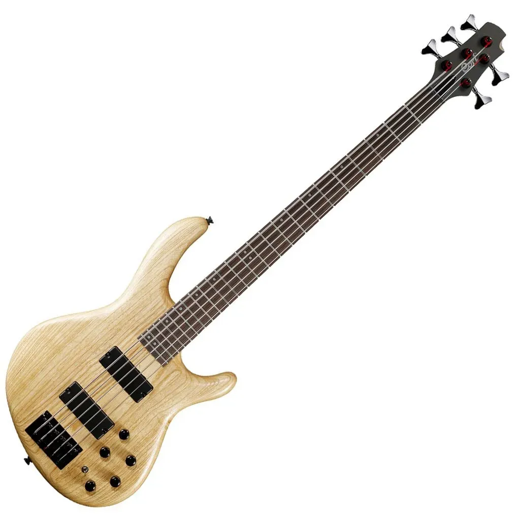 Cort Action Bass DLX 5-String Bass w/ Markbass EQ – Open Pore — view 2