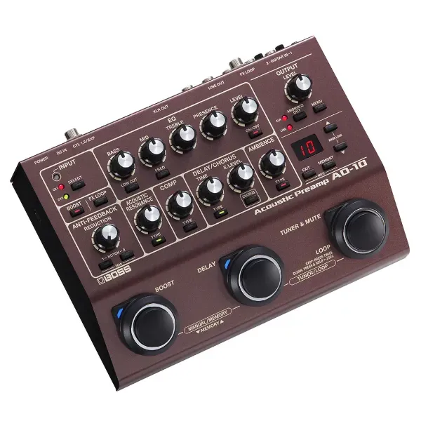 Boss AD-10 Acoustic Guitar Processor Pedal — view 2