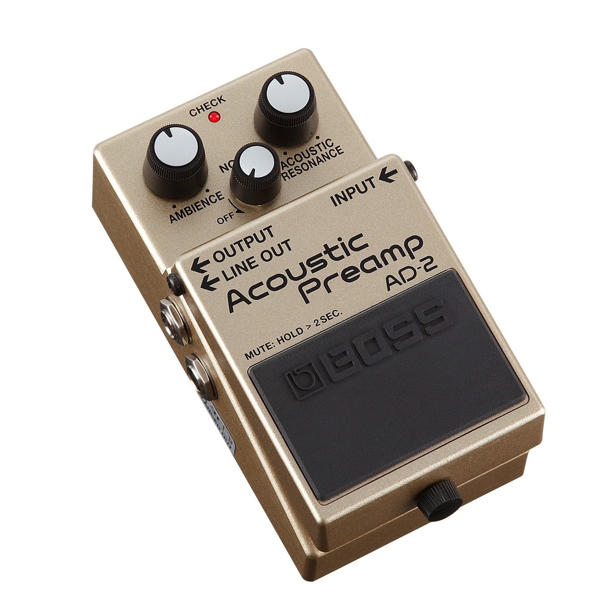 Boss AD-2 Acoustic Preamp Guitar Pedal — view 2