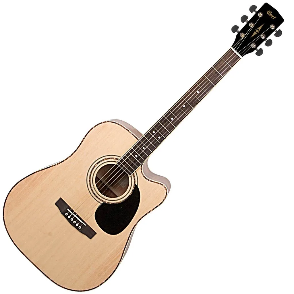Cort AD880CE Acoustic-Electric Guitar w/ Bag – Natural Satin — view 2