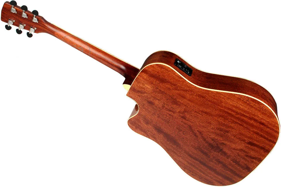 Cort AD880CE Acoustic-Electric Guitar w/ Bag – Natural Satin — view 3
