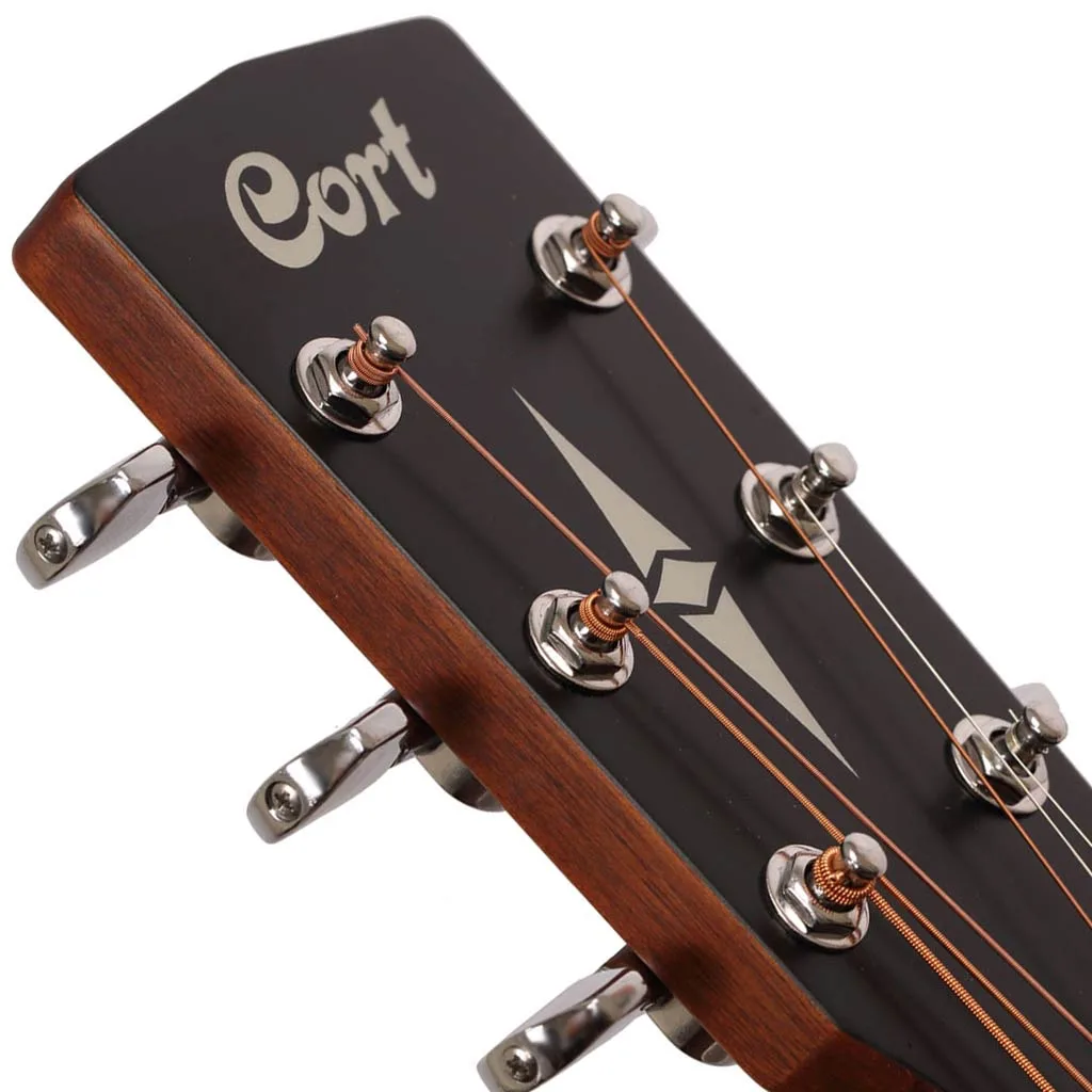 Cort AD880CE Acoustic-Electric Guitar w/ Bag – Natural Satin — view 4