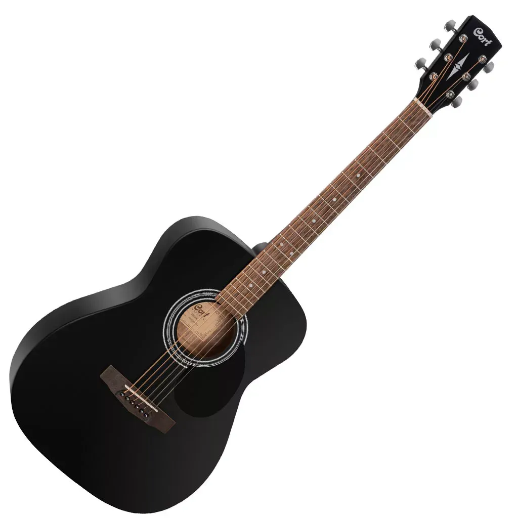 Cort AF510 Acoustic Guitar – Black Satin Finish — view 2