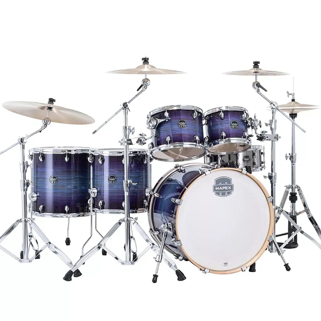 Mapex Armory 6-piece Studioease Fast Tom Shell Pack - Night Sky Burst — view 1