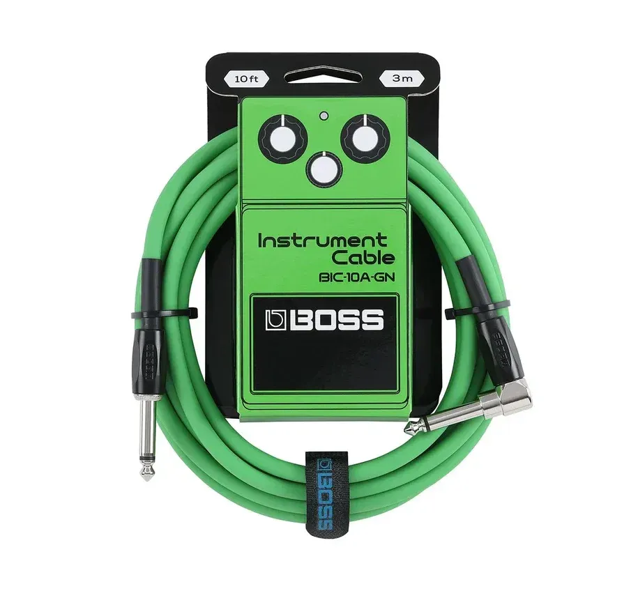 Boss BIC-10AGN – 3m Straight to Right Angled Instrument Cable — view 1