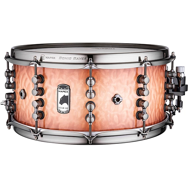 Mapex Black Panther Design Lab Versatus Snare Drum – 6.5 x 14-inch – Peach Burl Burst — view 2