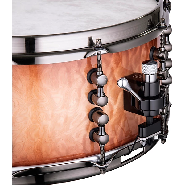 Mapex Black Panther Design Lab Versatus Snare Drum – 6.5 x 14-inch – Peach Burl Burst — view 4