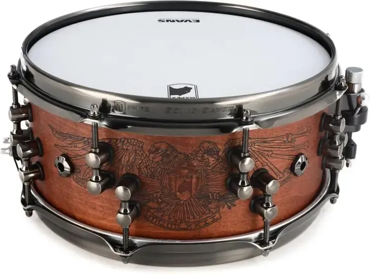 Mapex Black Panther Design Lab Warbird Snare Drum - 12 x 5.5 inch - Walnut — view 2