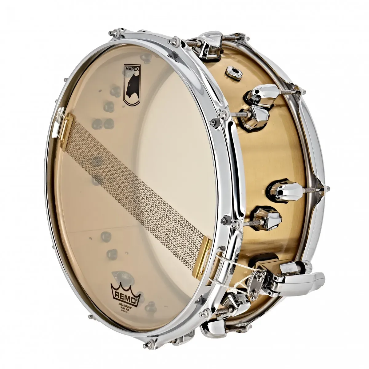 Mapex Black Panther Metallion 14 x 5.5 inch Brass Snare Drum — view 6