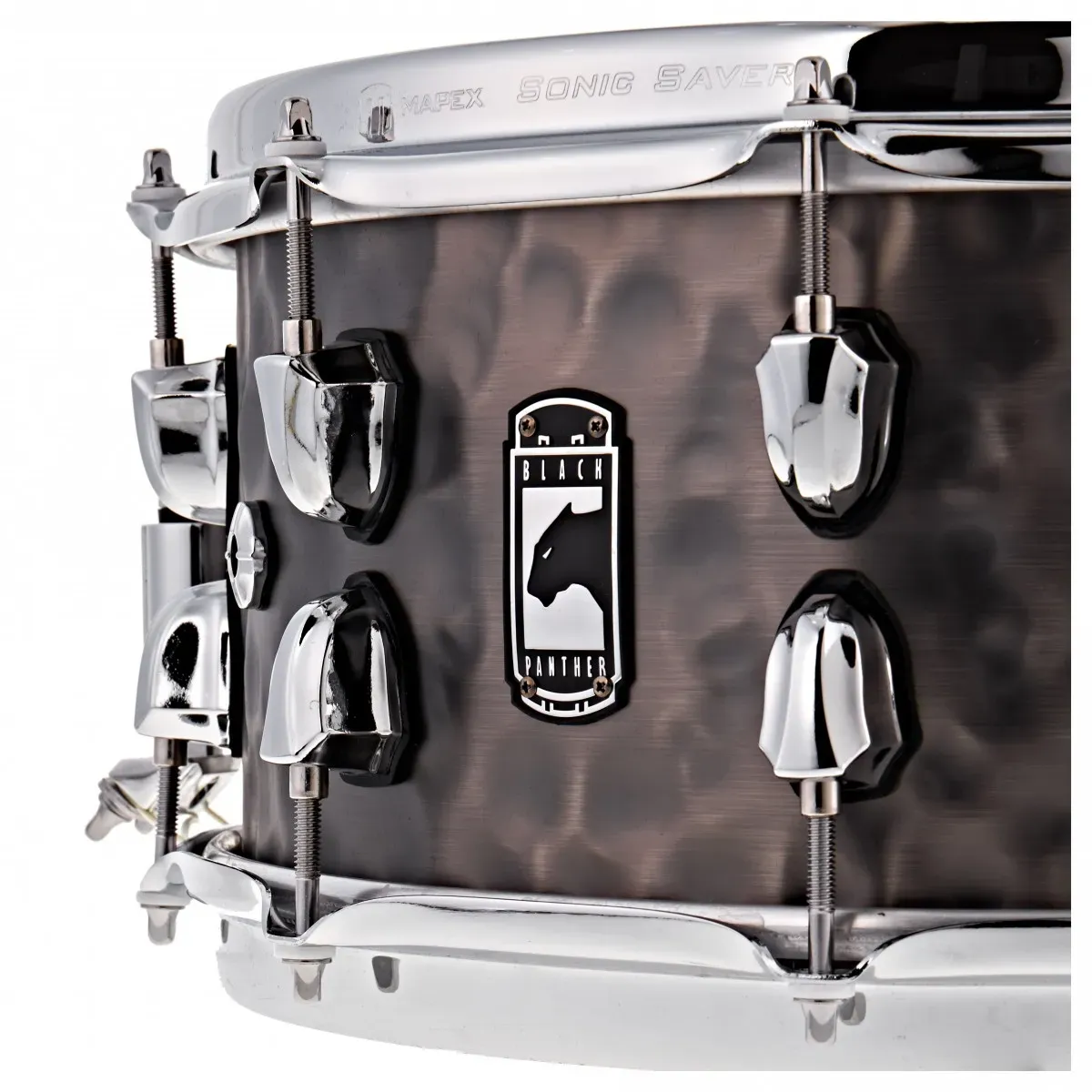 Mapex Black Panther Persuader 14 x 6.5 inch Hammered Brass Snare Drum — view 3