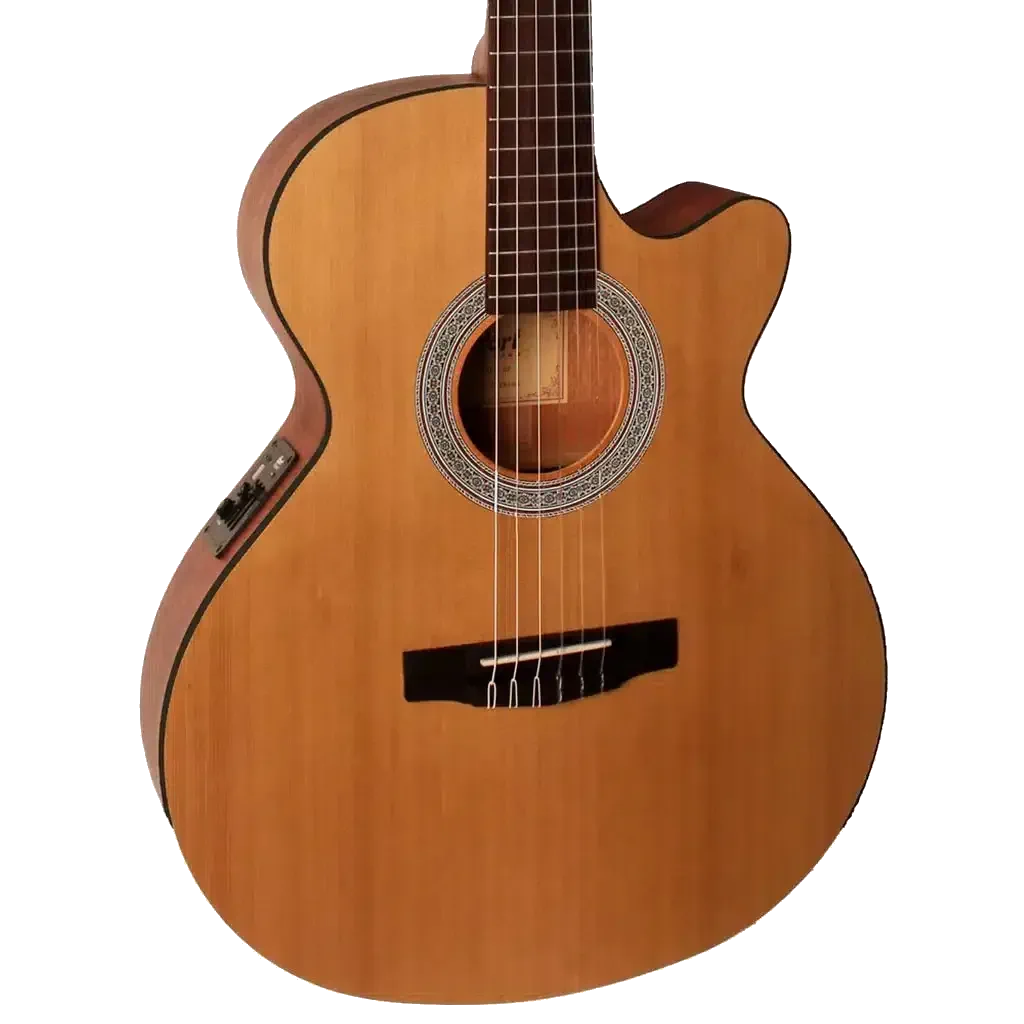 Cort CEC1 OP Electric-Classical Guitar – Open Pore Natural