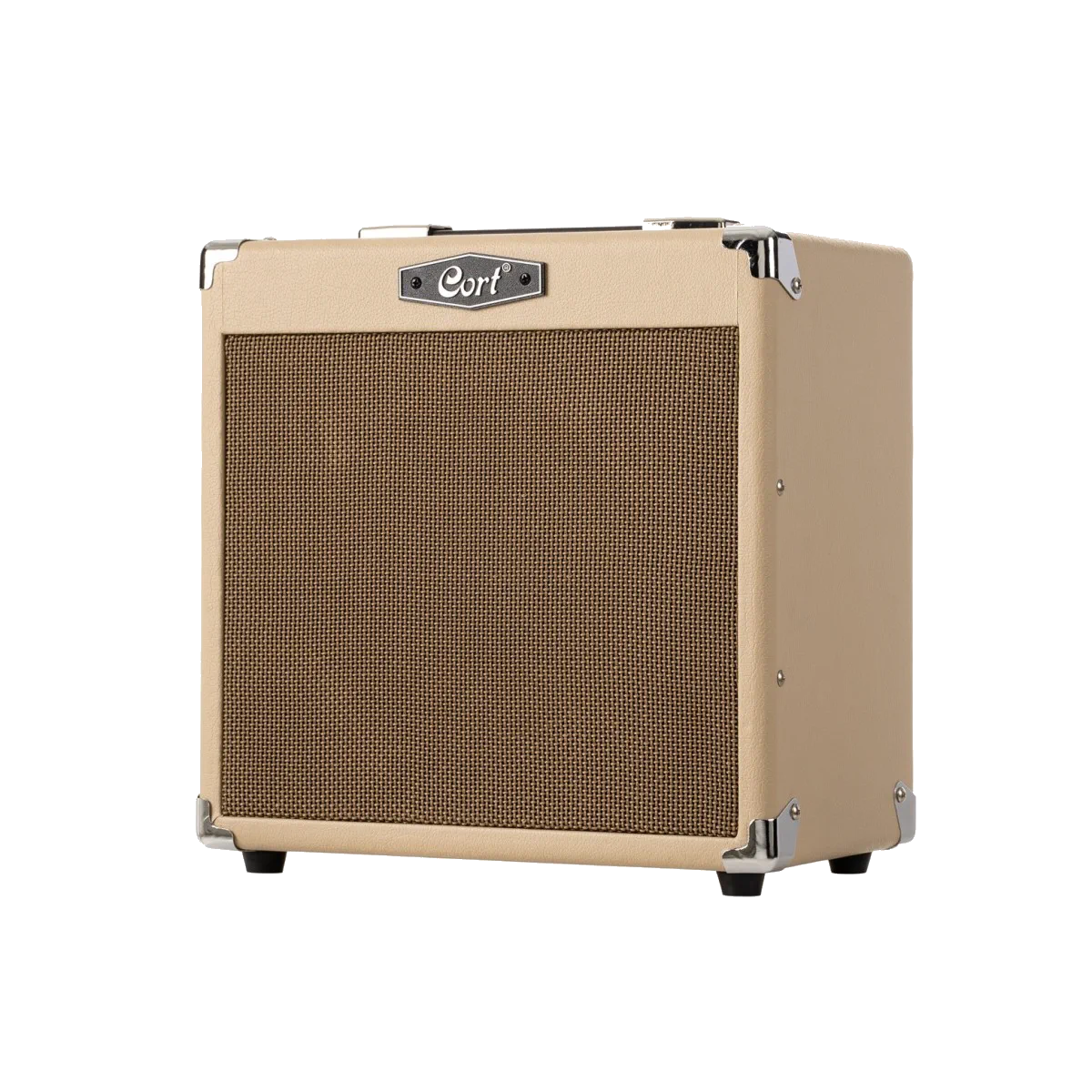 Cort CM15R 15w Practice Amp – White Sand — view 2