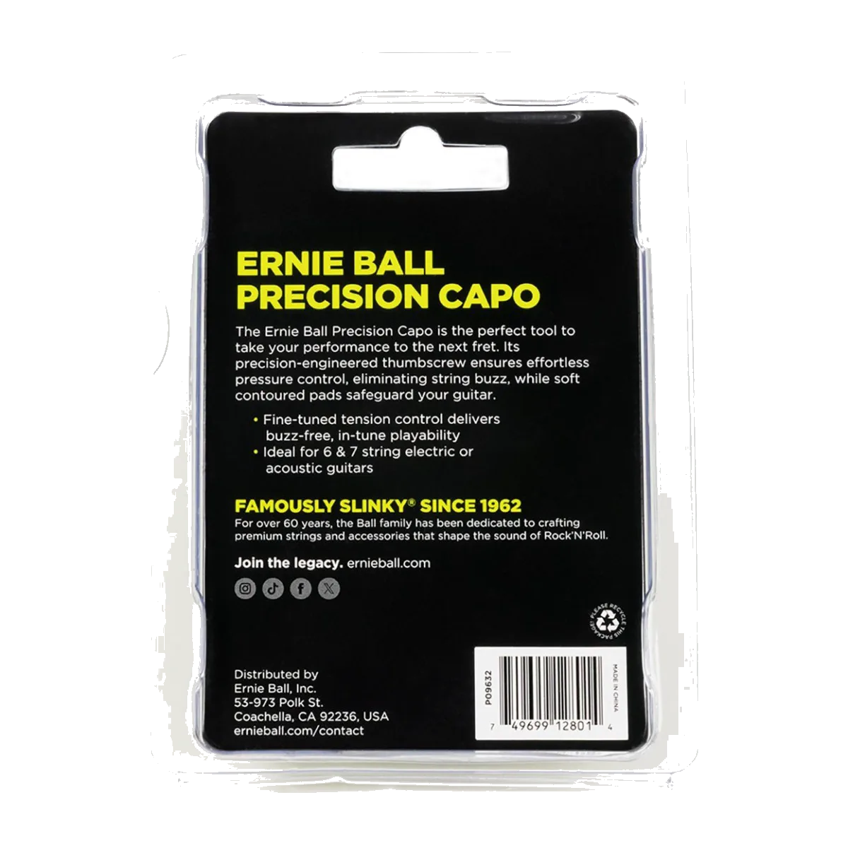 Ernie Ball Precision Capo – Bronze — view 4